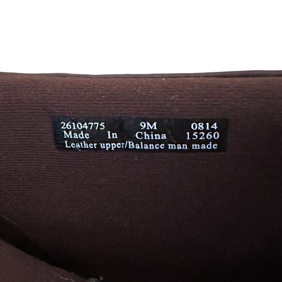 Clarks Collection Brown Leather Zip Ankle Boots Style 26104775 Womens Size 9 - Picture 7 of 7